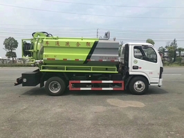 國六市政聯合疏通清洗吸污車配置價格